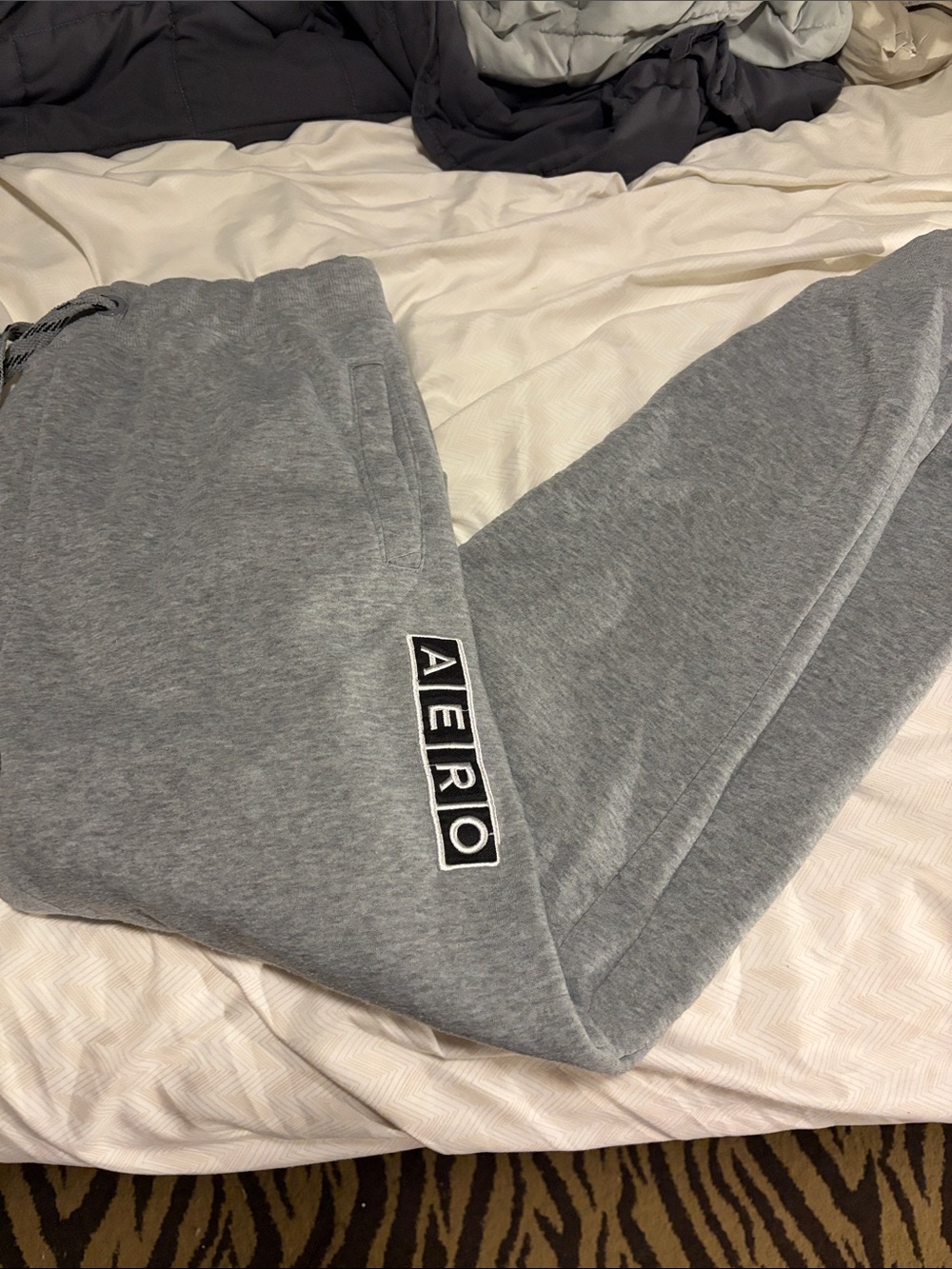 Aero Grey Fleece Joggers - XL